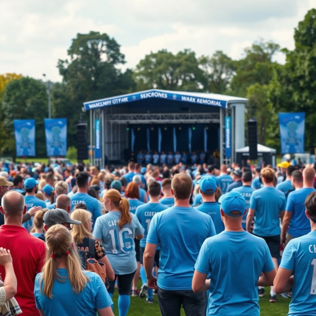 Coventry turns Sky Blue live from CCFC promotion parade and War Memorial Park festival